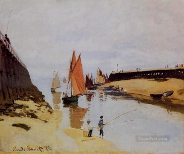 トルヴィル港への入り口 クロード・モネ Oil Paintings